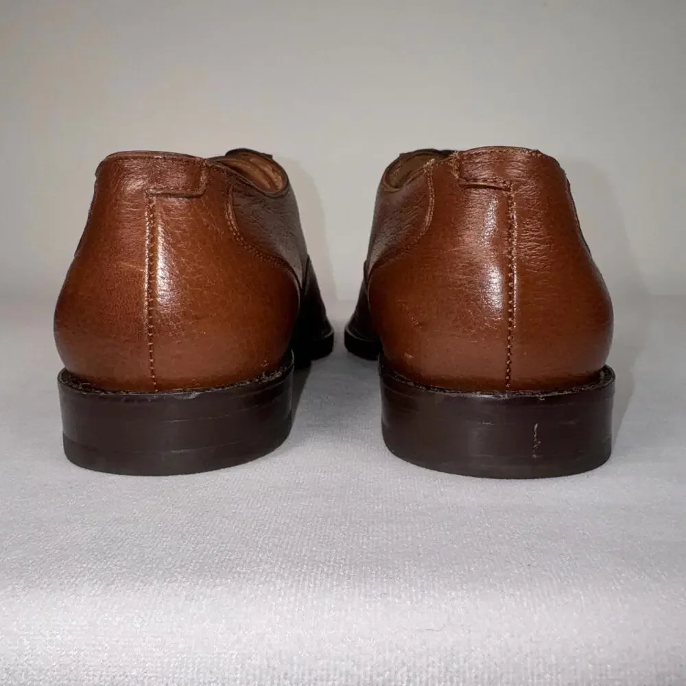 Alan Payne Oxfords Colby Genuine Deerskin in Antique Honey Brown - 9 - Picture 5 of 7